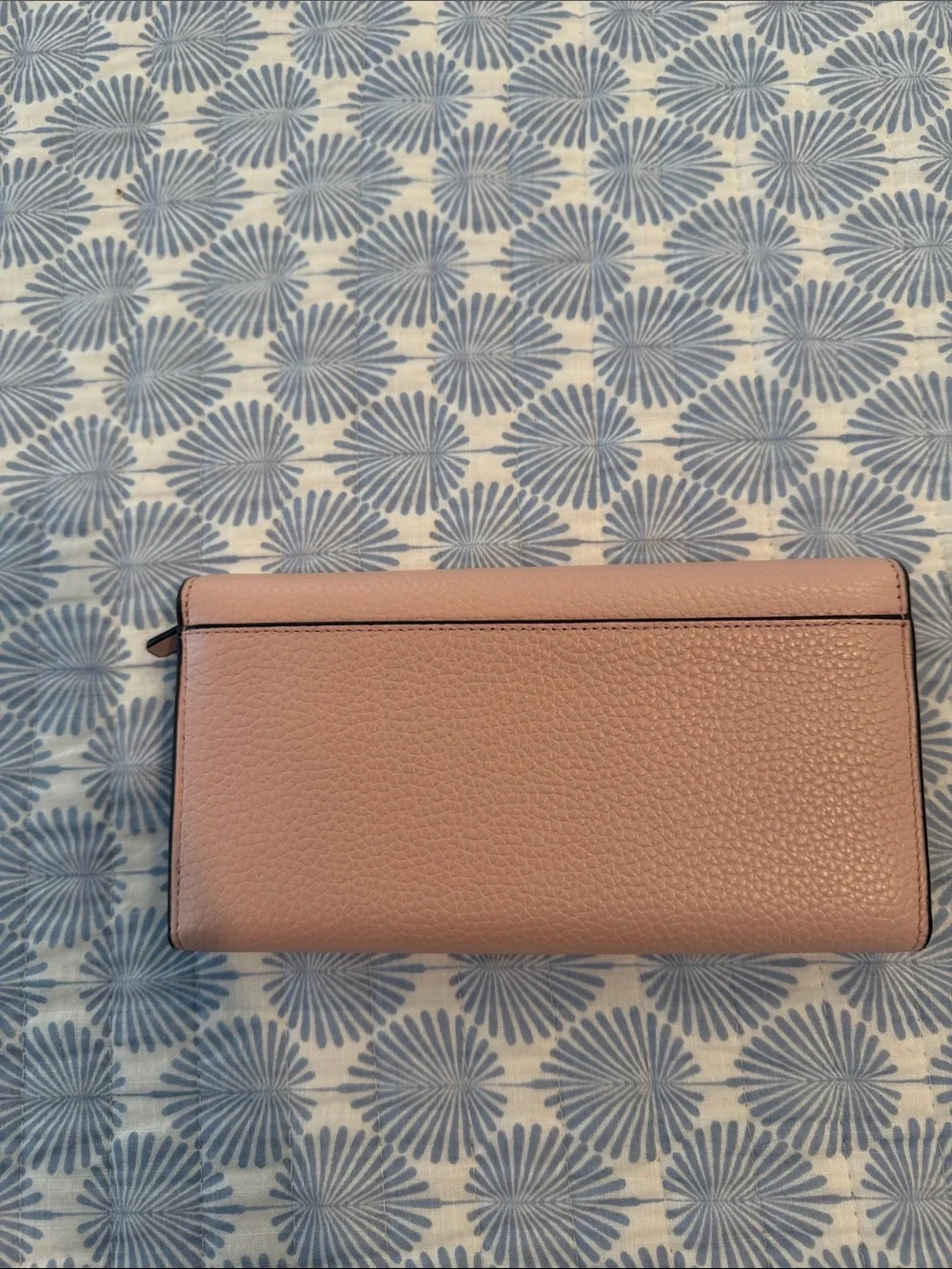 kate spade Soft Pink Pebbled Leather Continental Wallet - Picture 3 of 7